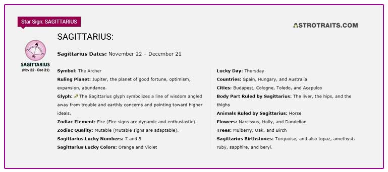 Sagittarius lucky number for today Sagittarius lucky number for today