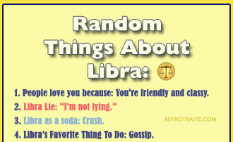 Random Things About Libra Zodiac Sign