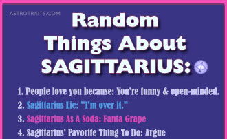 Random Things About Sagittarius Zodiac Sign