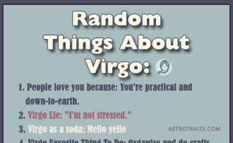 Random Things About Virgo Zodiac Sign