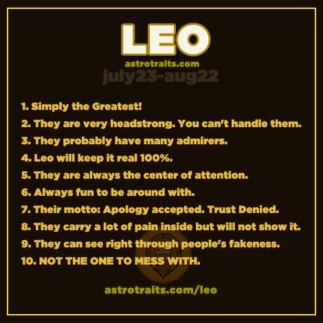 Leo Sign Traits