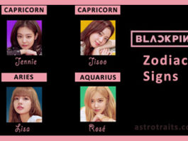 blackpink zodiac sign
