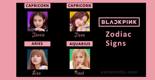 blackpink zodiac sign