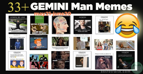 funny gemini man memes