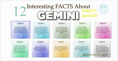 gemini facts - gemini personality traits