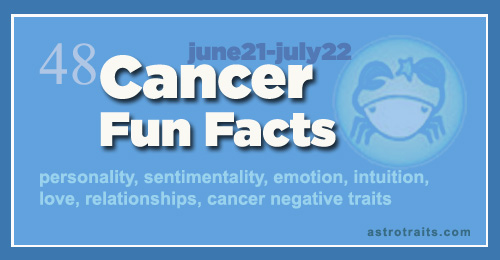 cancer zodiac facts