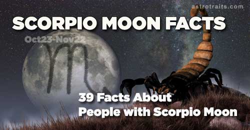 scorpio moon fact