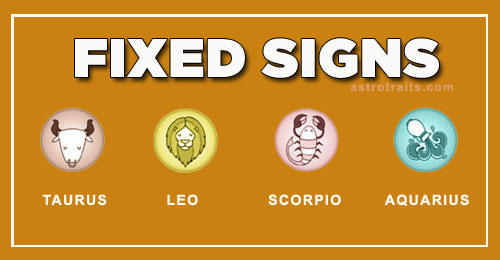fixed signs