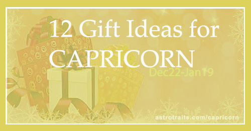 gift ideas for capricorn zodiac sign