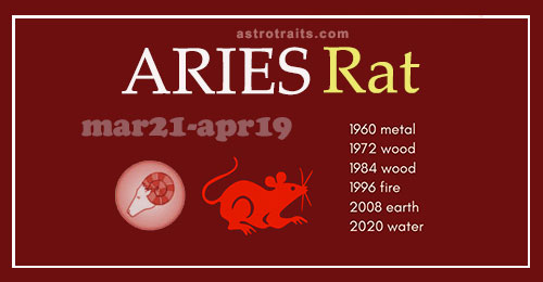 aries rat personality traits